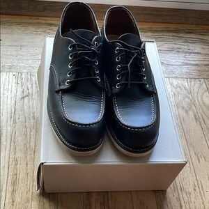 - Men's Red Wing black leather shoes
- DM best price
- Dm for more photos